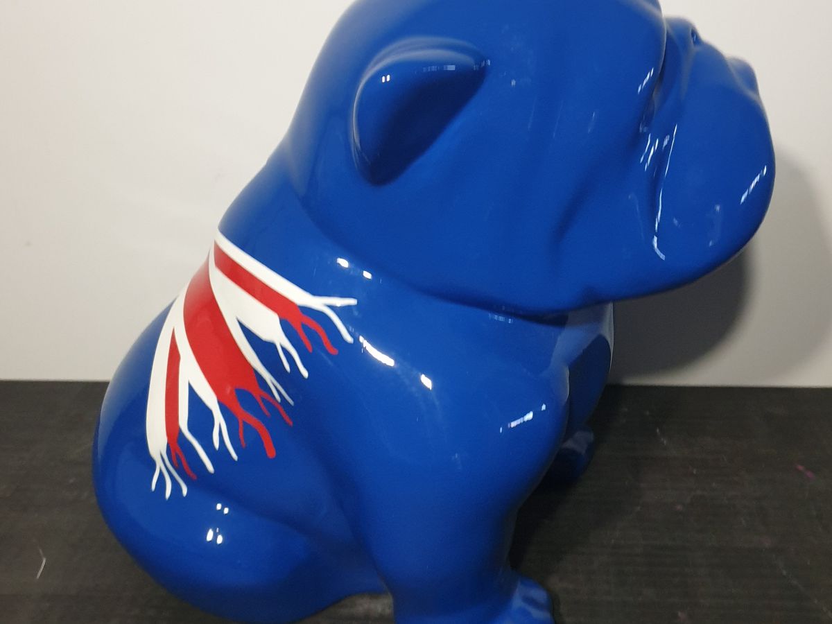 BULLDOG ASSIS TAILLE M DESIGN UK TRASH